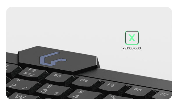 KeySonic KSK-3210ELU (DE), Super-Mini Tastatur, Hintergrundbeleuchtung, Touchpad, schwarz