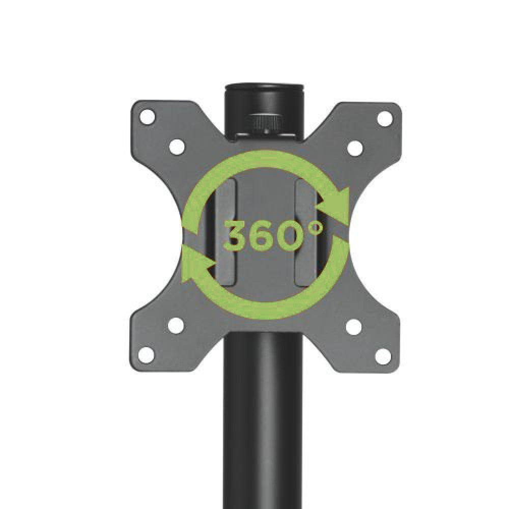 Techly ICA-LCD 401 Flachbildschirm-Tischhalterung 81,3 cm (32") Tisch/Bank Schwarz