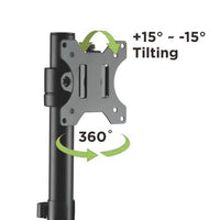 Techly ICA-LCD 401 Flachbildschirm-Tischhalterung 81,3 cm (32") Tisch/Bank Schwarz