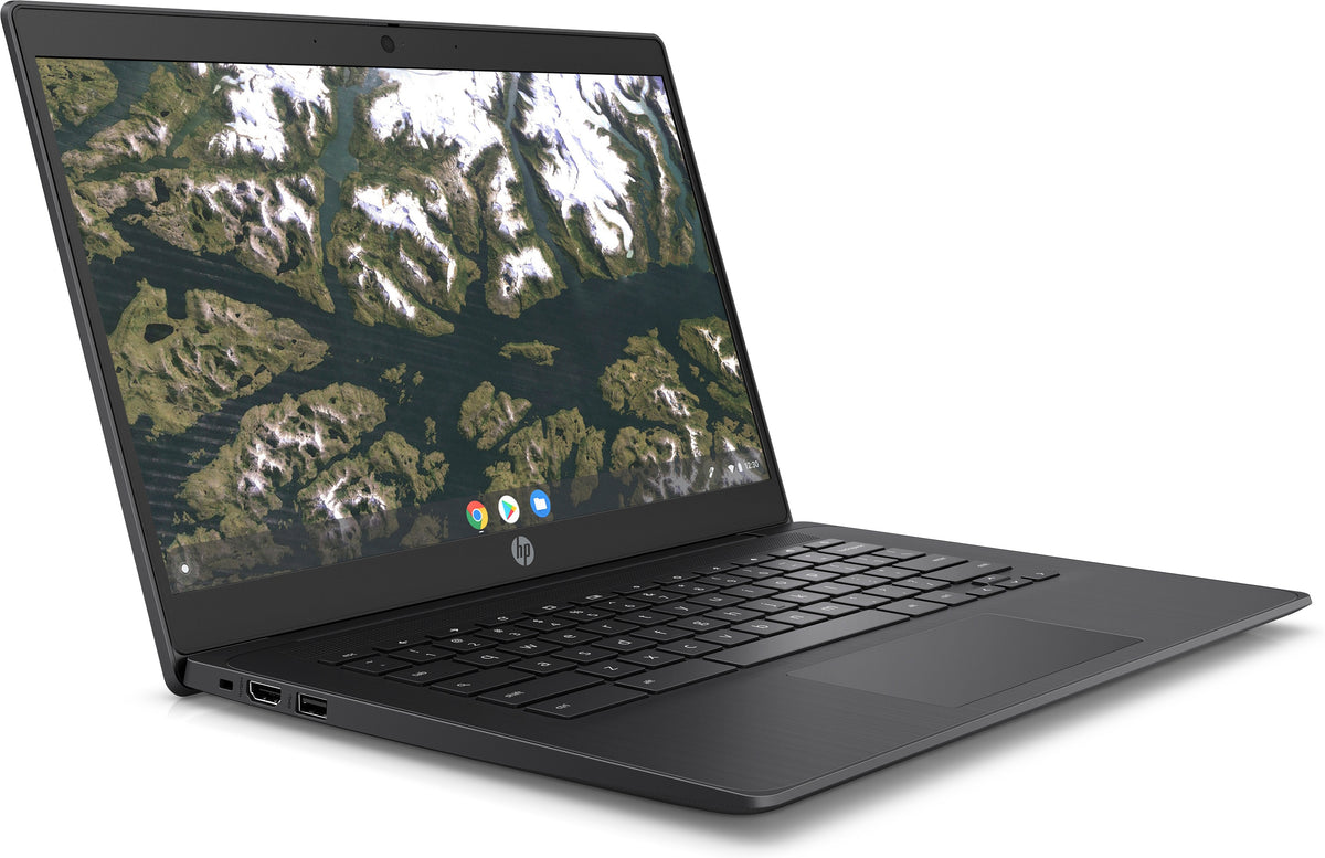 HP Chromebook 14 G6 Intel® Celeron® N4120 35,6 cm (14") Full HD 4 GB LPDDR4-SDRAM 32 GB eMMC Wi-Fi 5 (802.11ac) ChromeOS Schwarz