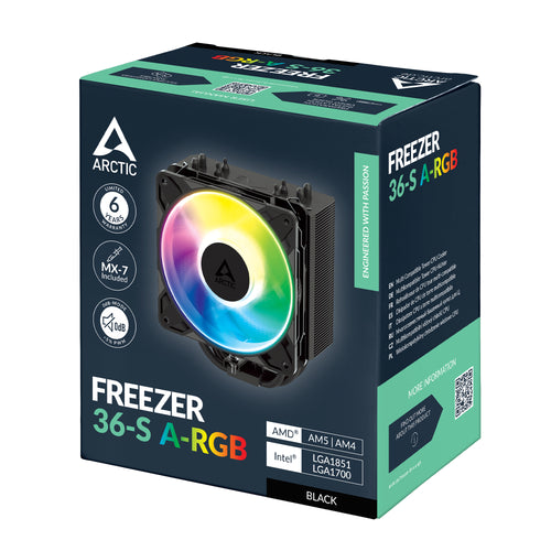 K Cooler Arctic Freezer 36-S A-RGB Black