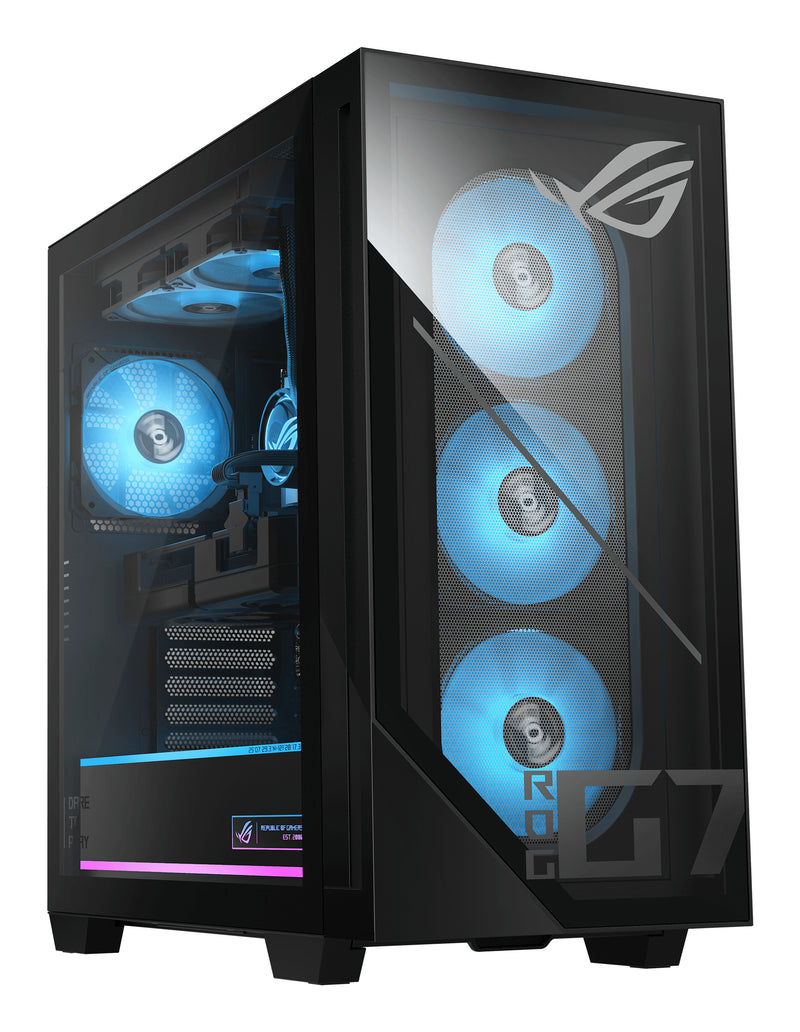 ASUS ROG G700 G700TF-7265KF410W Intel Core Ultra 7 265KF 32 GB DDR5-SDRAM 1 TB SSD NVIDIA GeForce RTX 5080 Windows 11 Home Tower PC Schwarz