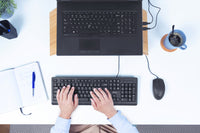 Trust Primo Tastatur Maus enthalten Büro USB Deutsch Schwarz