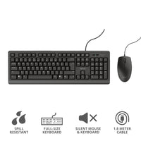Trust Primo Tastatur Maus enthalten Büro USB Deutsch Schwarz