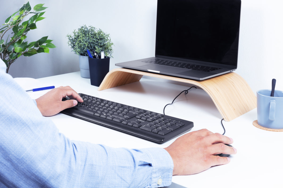 Trust Primo Tastatur Maus enthalten Büro USB Deutsch Schwarz