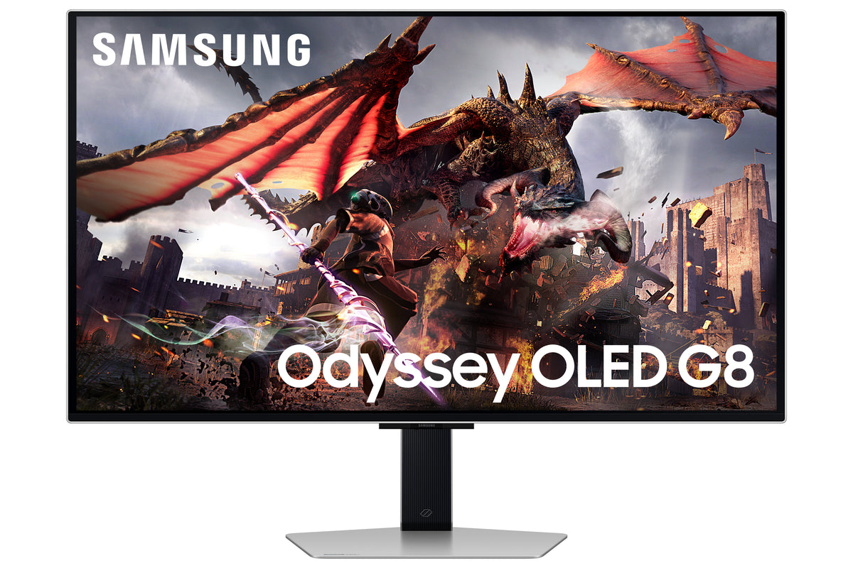 Samsung G80SD Computerbildschirm 81,3 cm (32") 3840 x 2160 Pixel 4K Ultra HD OLED Silber