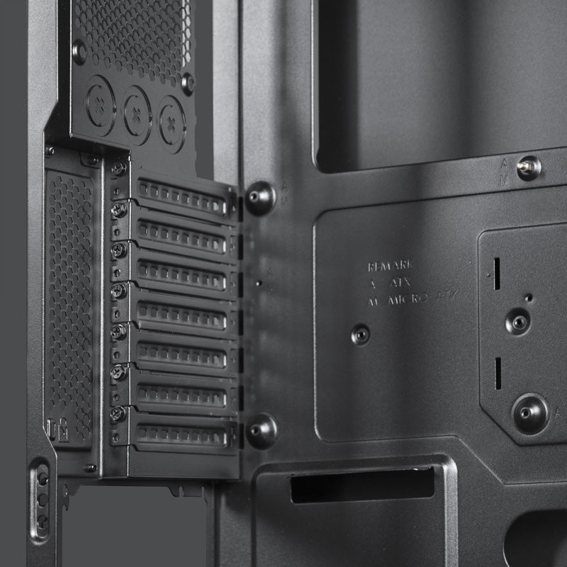 Chieftec CW-01B-OP Computer-Gehäuse Tower Schwarz