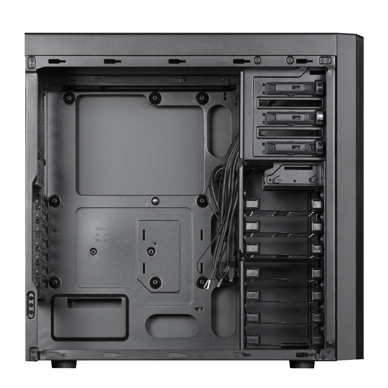 Chieftec CW-01B-OP Computer-Gehäuse Tower Schwarz