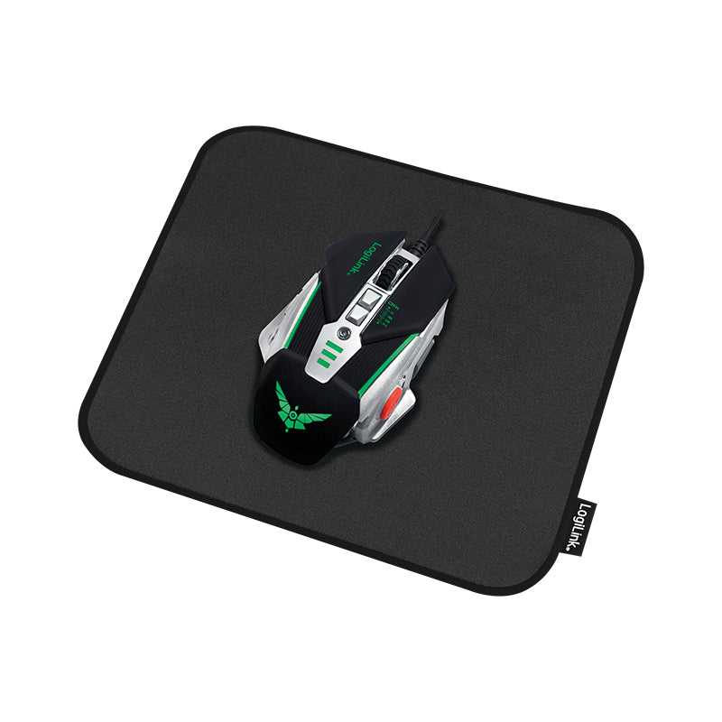 LogiLink ID0195 Mauspad Gaming-Mauspad Schwarz