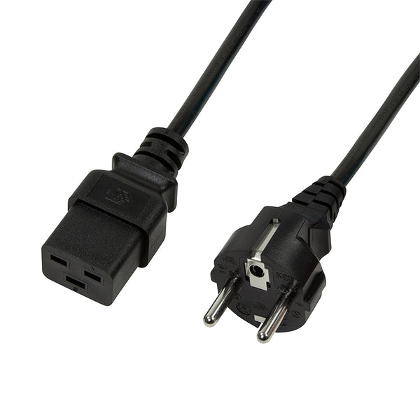 Cavo di alimentazione LogiLink CP152 nero 1,8 m CEE7/7 IEC C19