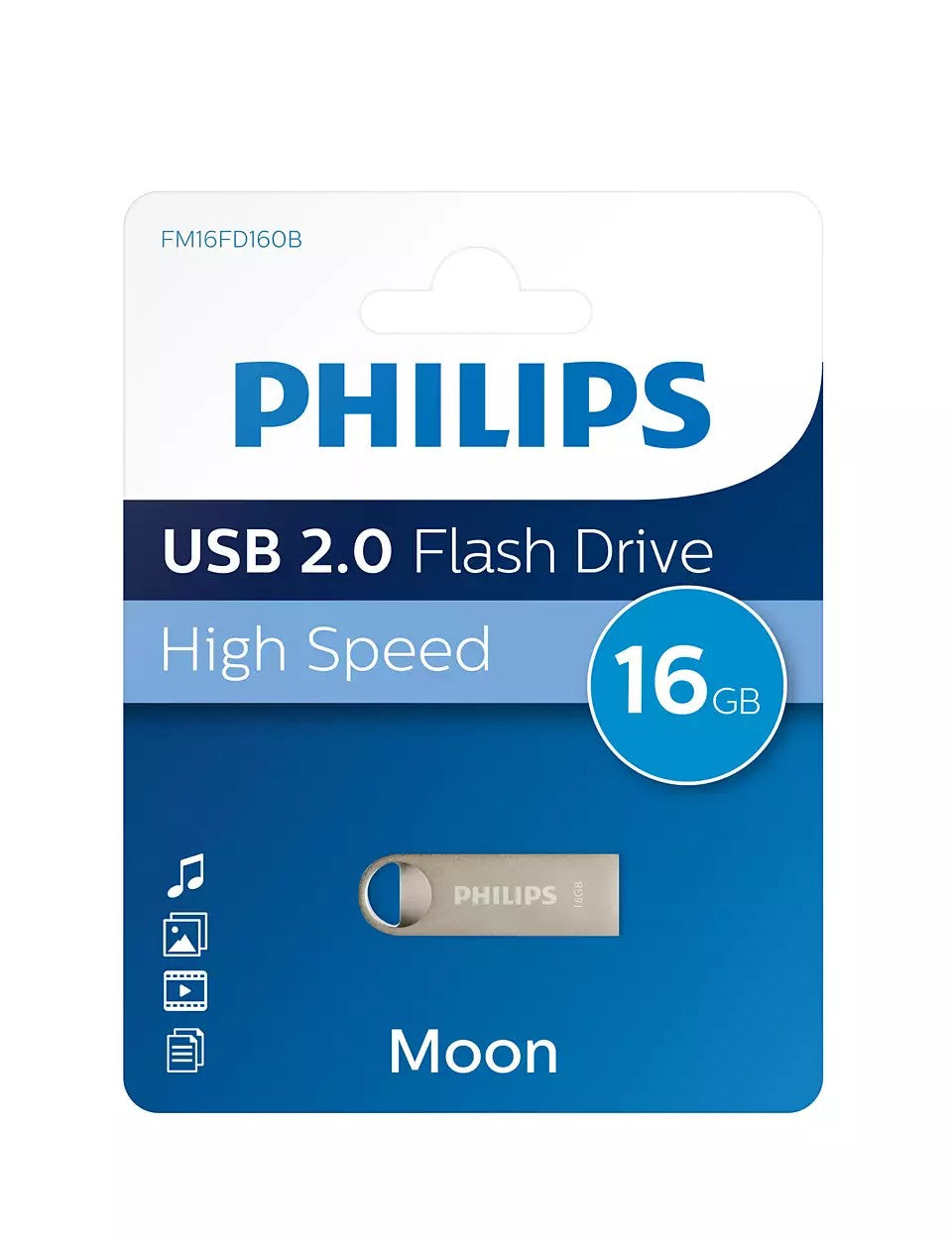 Philips FM16FD160B USB-Stick 16 GB USB Typ-A 2.0 Silber
