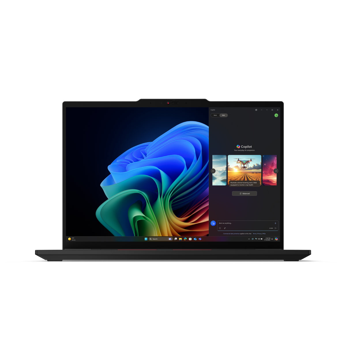 Lenovo ThinkPad T14s Gen 6 (Intel) Copilot+ PC Intel Core Ultra 5 228V Laptop 35,6 cm (14") WUXGA 32 GB LPDDR5x-SDRAM 512 GB SSD Wi-Fi 7 (802.11be) Windows 11 Pro Schweiz Schwarz