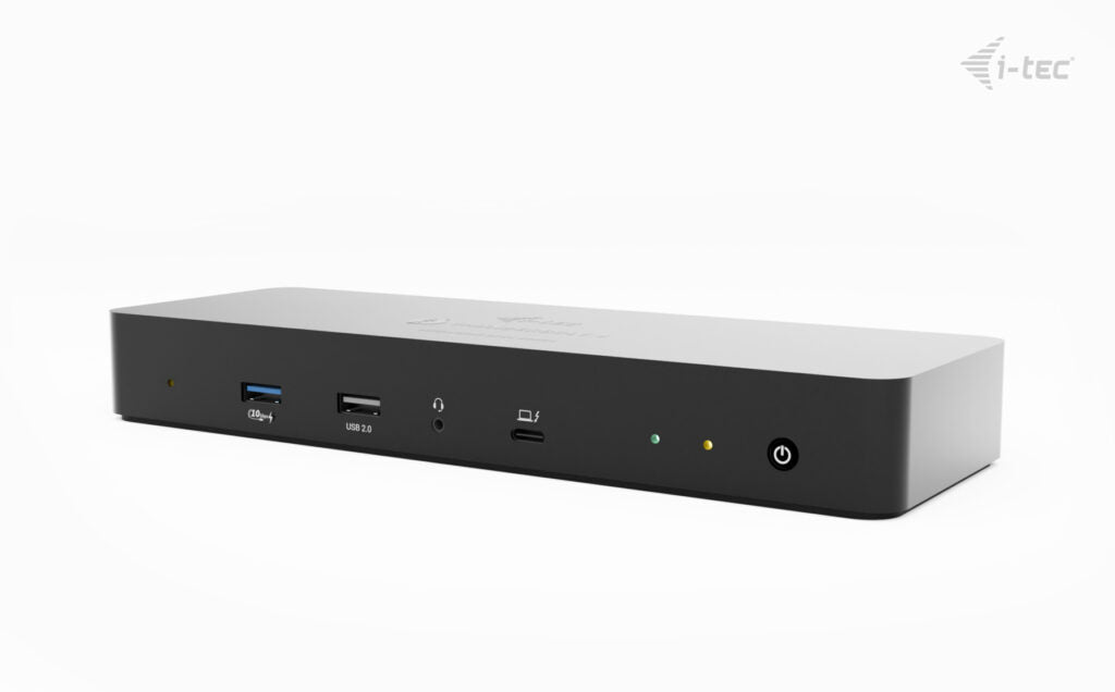 i-tec Thunderbolt 4 Intelligent Dual Display Docking Station + Power Delivery 90W