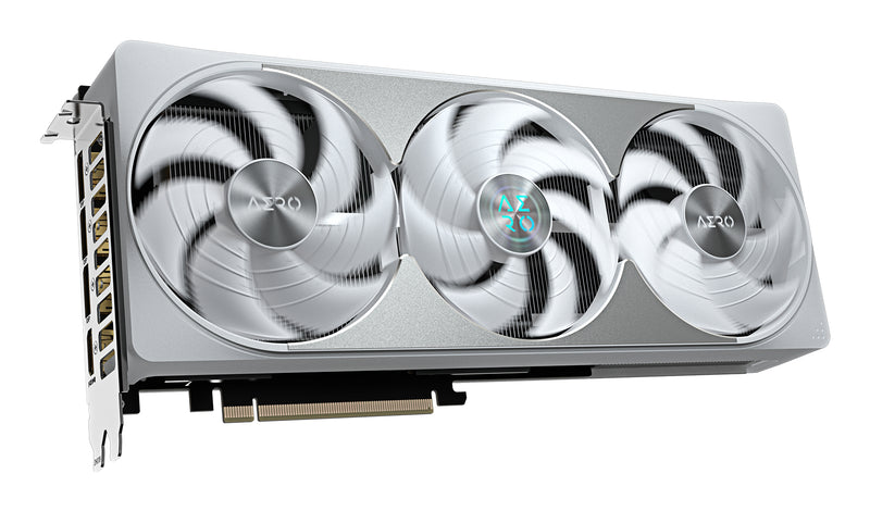GIGABYTE GeForce RTX 5080 AERO OC SFF 16G Grafikkarte - 16 GB GDDR7, 256 Bit, PCI-E 5.0, 2730MHz Core Clock, 3 x DisplayPort, 1 x HDMI, GV-N5080AERO OC-16GD