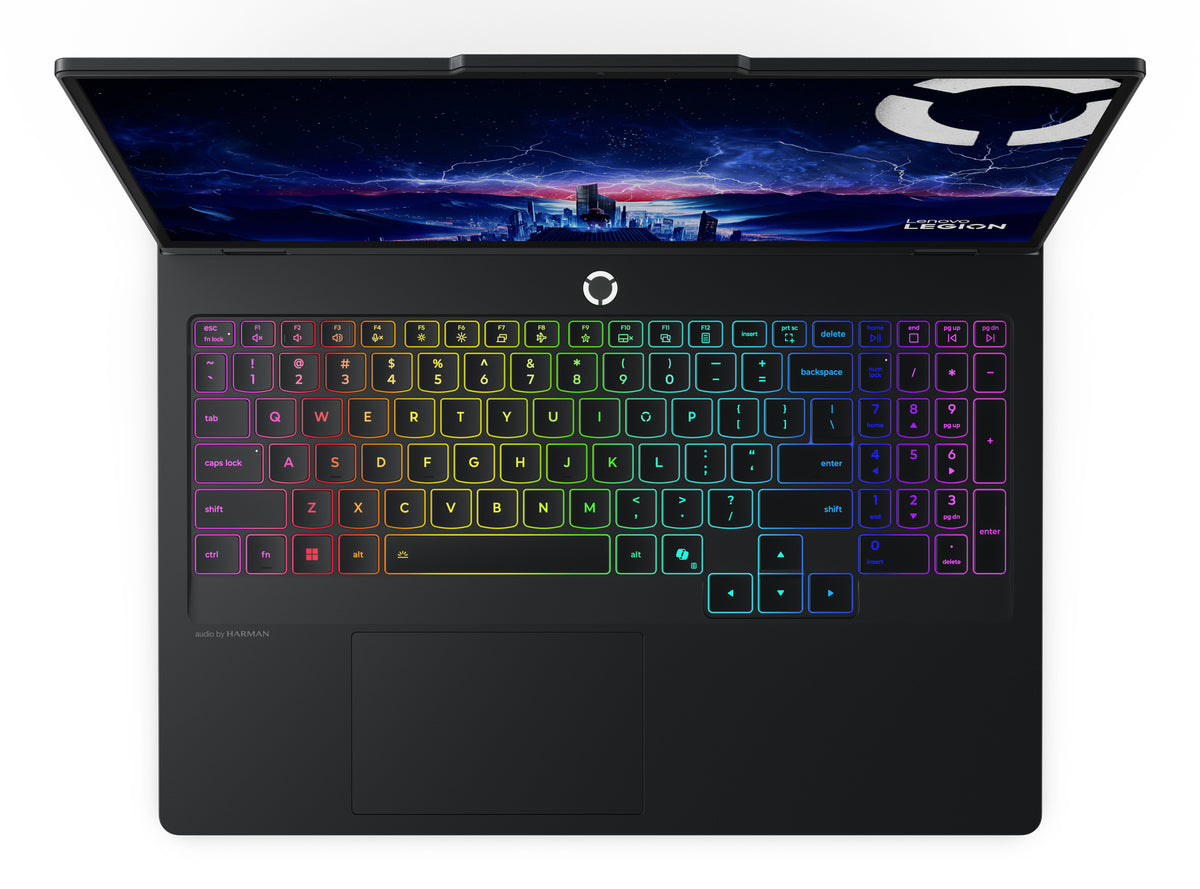 Lenovo Legion Pro 5 16IAX10 Intel Core Ultra 7 255HX Ordinateur portable 40,6 cm (16") WQXGA 32 Go DDR5-SDRAM 1 To SSD NVIDIA GeForce RTX 5070 Wi-Fi 7 (802.11be) Windows 11 Home Noir Allemand