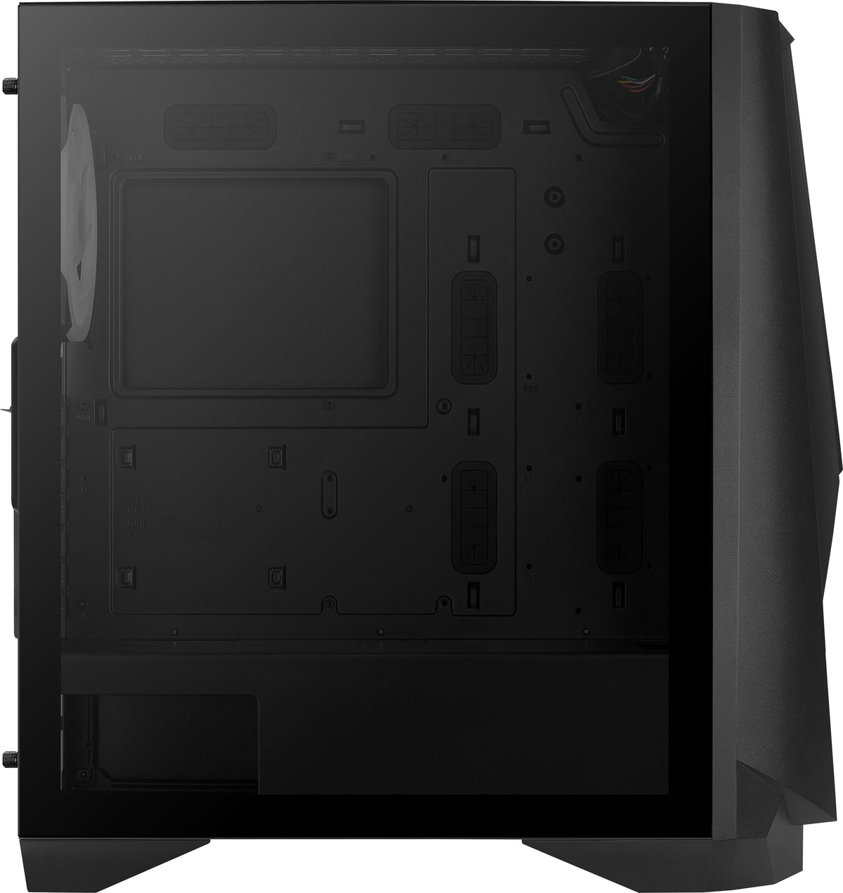Aerocool Visor Midi Tower Schwarz