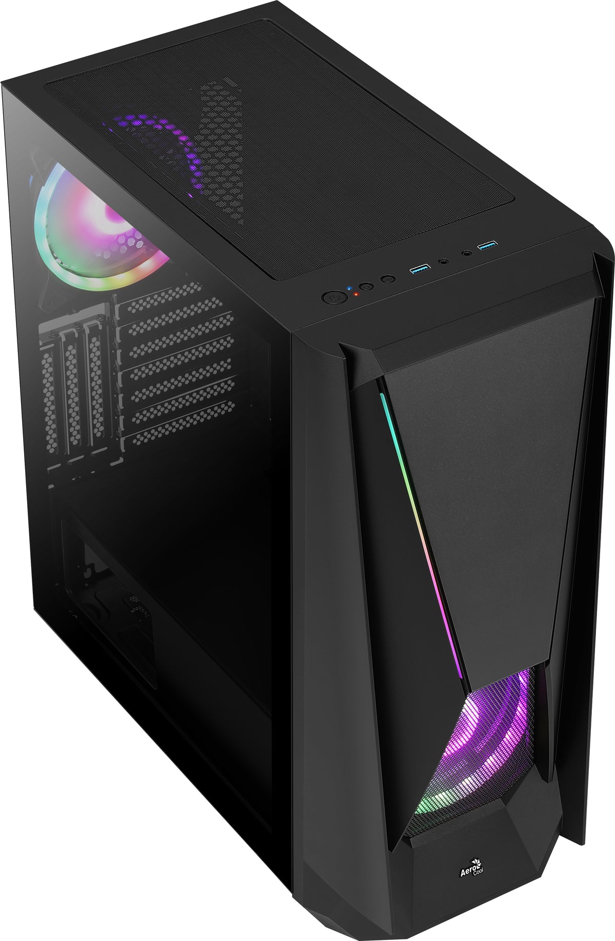 Aerocool Visor Midi Tower Schwarz