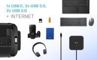 i-tec USB-C Dual Display Docking Station with Power Delivery 100 W