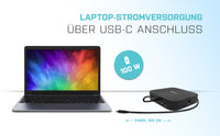 i-tec USB-C Dual Display Docking Station with Power Delivery 100 W