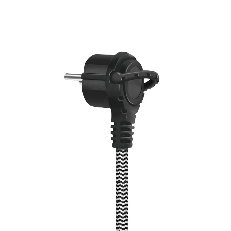 LogiLink LPS104 Stromkabel Schwarz, Weiß 3 m Netzstecker Typ F