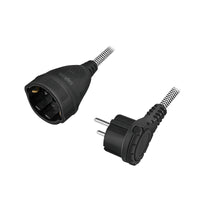 LogiLink LPS104 Stromkabel Schwarz, Weiß 3 m Netzstecker Typ F