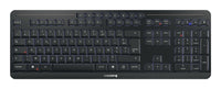 CHERRY Stream keyboard ultimate Tastatur Heimbüro USB + RF Wireless + Bluetooth AZERTY Französisch Schwarz