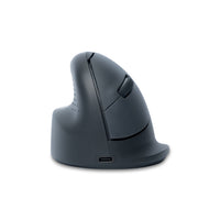 R-Go Tools Vertikale Maus R-Go HE Basic, ergonomische Maus, mittel (Handlänge 165–185 mm), für Linkshänder, Bluetooth