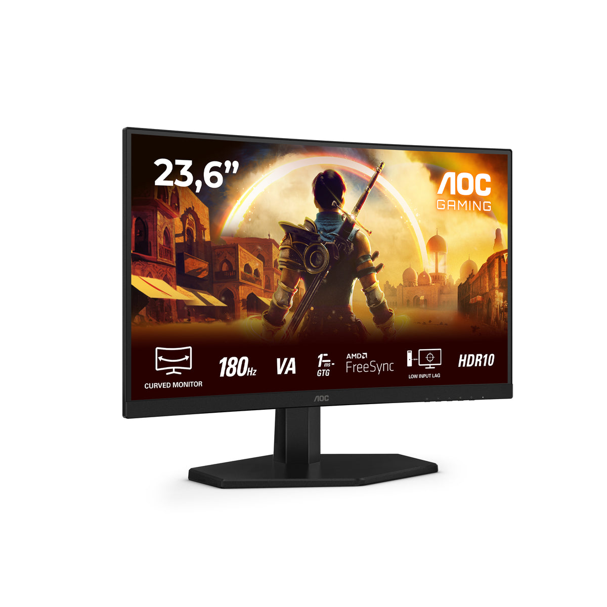 AOC G4 C24G42E Computerbildschirm 59,9 cm (23.6") 1920 x 1080 Pixel Full HD LED Schwarz, Rot