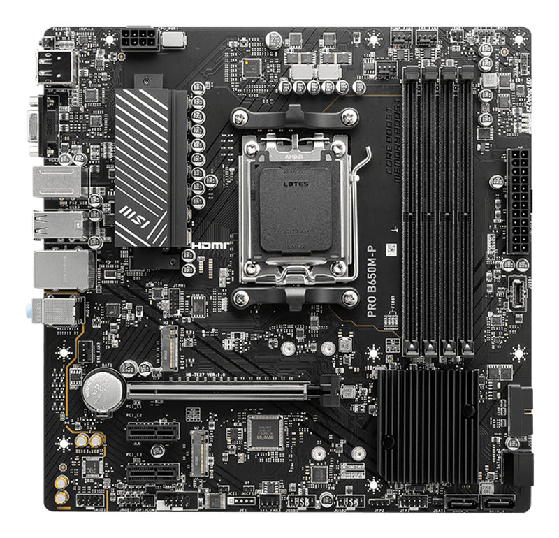 MSI PRO B650M-P Motherboard AMD B650 Sockel AM5 micro ATX