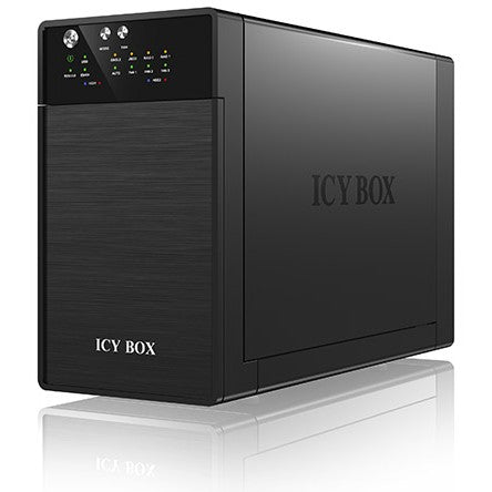 RAID System. 2x SATA 3.5" zu 1x USB 3.0 + 1x eSATA. RAID 0/1/JBOD/SINGLE ICY BOX
