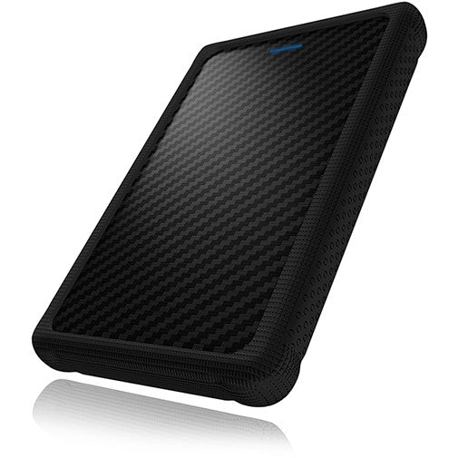2.5 6cm 1xSATA 2.5" zu 1xUSB 3.0 Host. schraubenlos. Silicon Schutzhülle ICY BOX