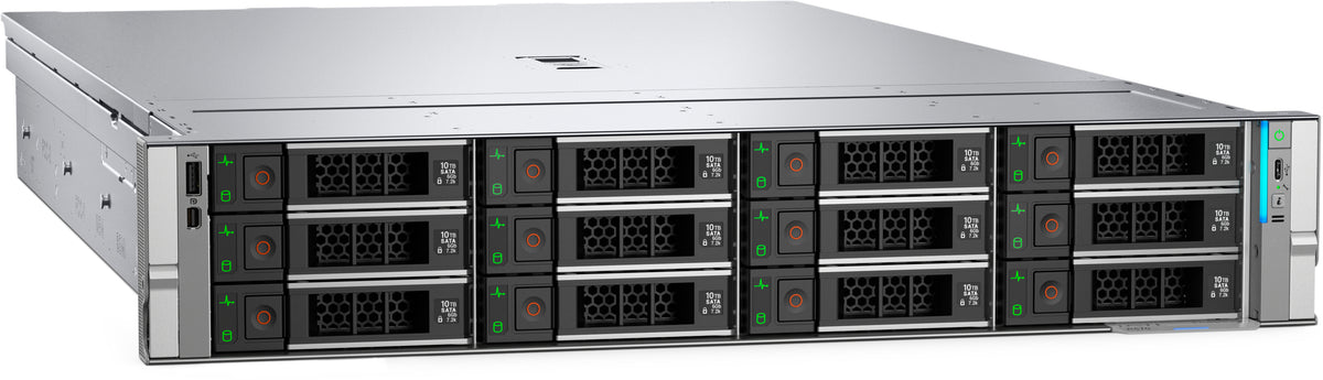 DELL R570 Server 1,92 TB Rack (2U) Intel Xeon 6 6517P 3,2 GHz 32 GB DDR5-SDRAM 1100 W