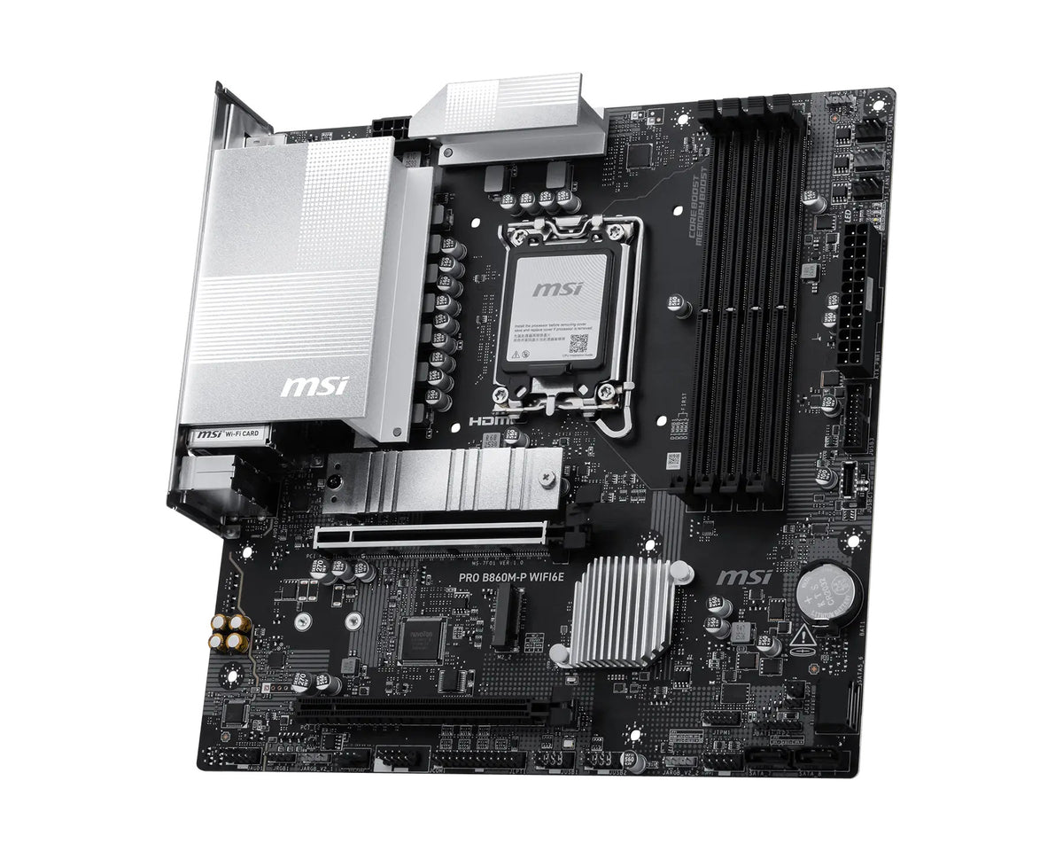 MSI PRO B860M-P WIFI6E Motherboard Intel B860 LGA 1851 (Socket V1) micro ATX