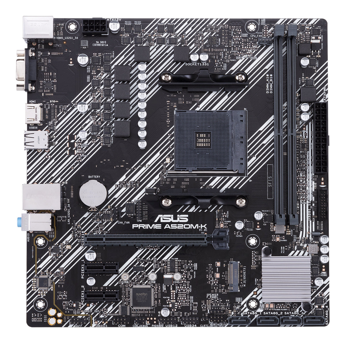 ASUS PRIME A520M-K AMD A520 Sockel AM4 micro ATX