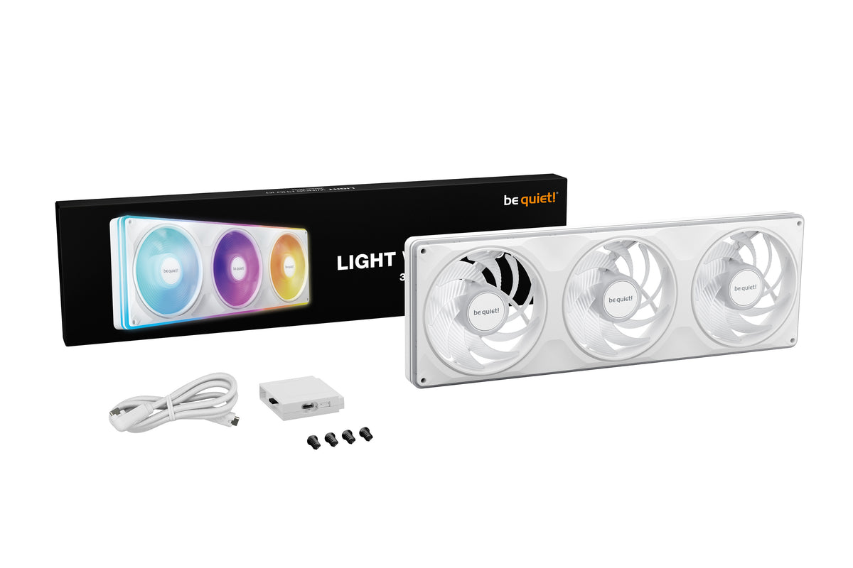 be quiet! Light Wings Pro IO 360mm White Weiß