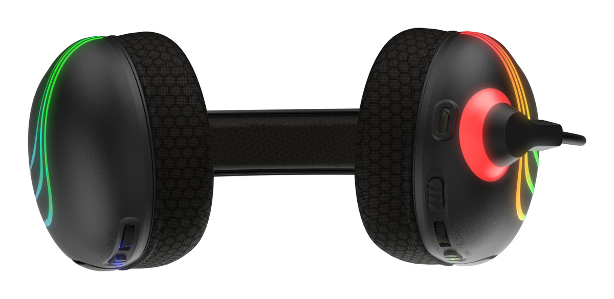 PDP 049-032-BK Kopfhörer & Headset Kabellos Kopfband Gaming Bluetooth Schwarz