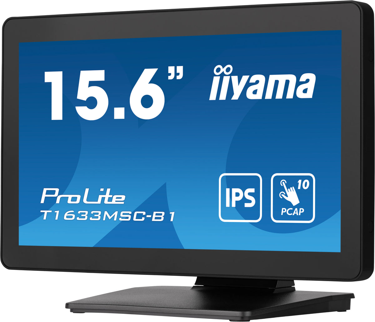 iiyama ProLite T1633MSC-B1 Computerbildschirm 39,6 cm (15.6") 1920 x 1080 Pixel Full HD LCD Touchscreen Schwarz
