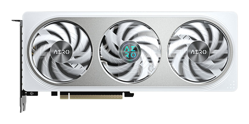GIGABYTE GeForce RTX 5060 AERO OC 8G Grafikkarte - 8GB GDDR7, 128bit, PCI-E 5.0, 2595 MHz Kerntakt, 3 x DisplayPort, 1 x HDMI, GV-N5060AERO OC-8GD