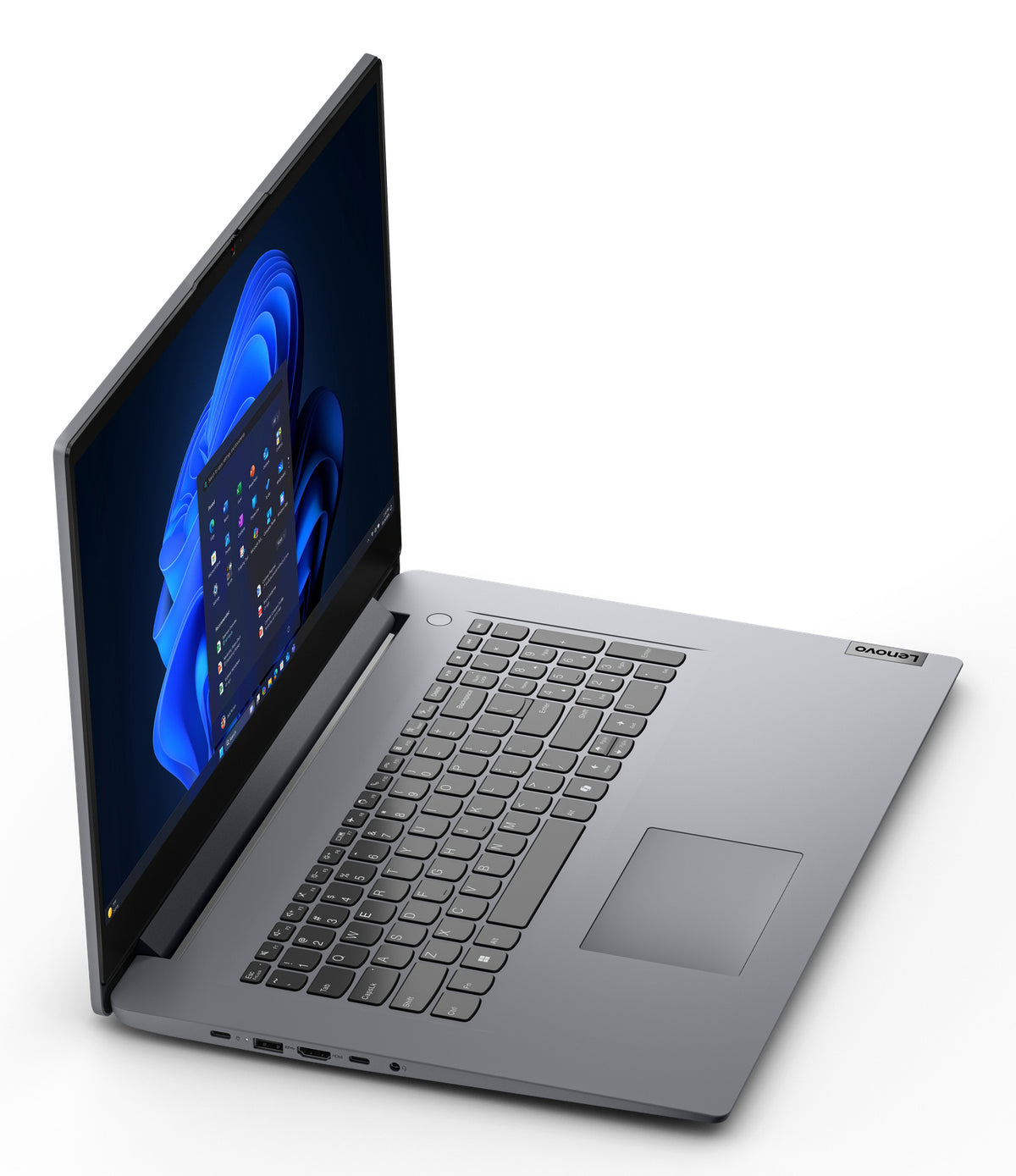 Lenovo V17 G7 IWC Intel Core 7 350 Laptop 43,9 cm (17.3") Full HD 16 GB DDR5-SDRAM 512 GB SSD Wi-Fi 6 (802.11ax) Windows 11 Pro Grau Deutsch