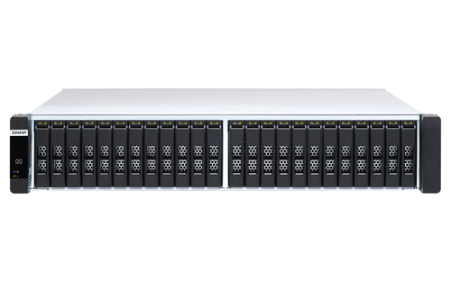 QNAP ES2486dc NAS Rack (2U) Intel® Xeon® D D-2142IT 96 GB DDR4 0 TB QNAP Enterprise System Schwarz