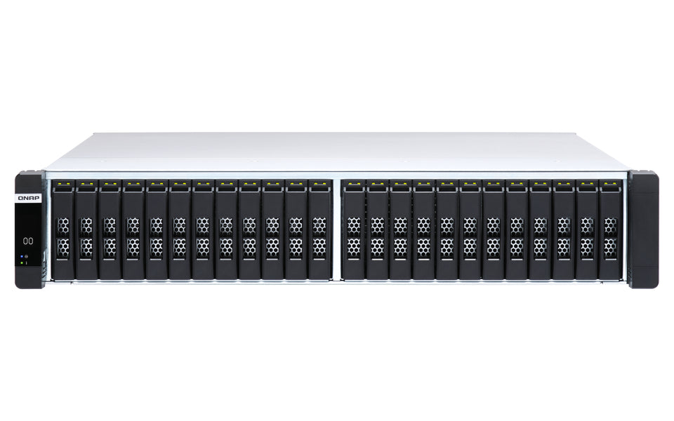 QNAP ES2486dc NAS Rack (2U) Intel® Xeon® D D-2142IT 96 GB DDR4 0 TB QNAP Enterprise System Schwarz