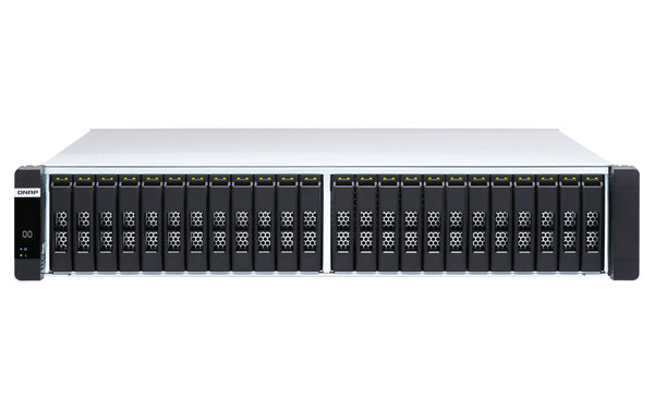 QNAP ES2486dc NAS Rack (2U) Intel® Xeon® D D-2142IT 128 GB DDR4 0 TB QNAP Enterprise System Schwarz