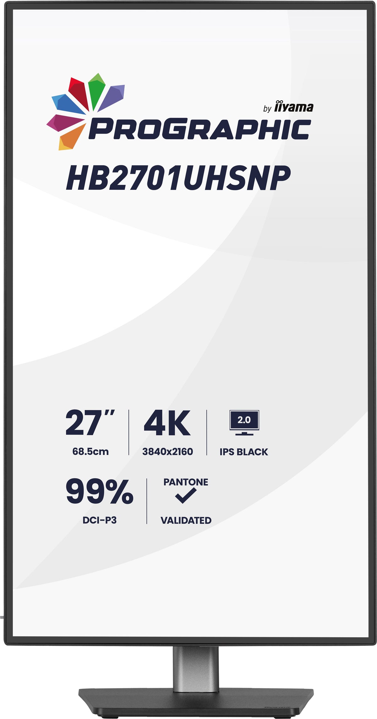 iiyama PROGRAPHIC HB2701UHSNP-B1 Computerbildschirm 68,6 cm (27") 3840 x 2160 Pixel 4K Ultra HD LCD Schwarz