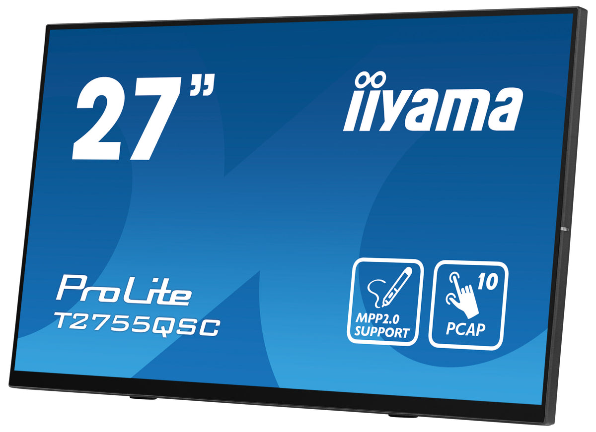 iiyama ProLite T2755QSC-B1 Computerbildschirm 68,6 cm (27") 2560 x 1440 Pixel Quad HD LCD Touchscreen Schwarz