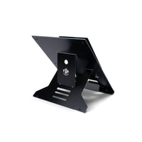 R-Go Tools Laptopständer R-Go Riser Document, ergonomisch, faltbar und einstellbar, mit Dokumentenhalter, AGR-zertifiziert, schwarz