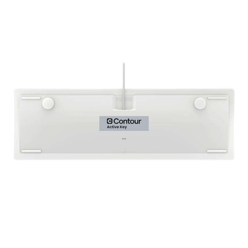 Contour Design Active Key AK-C8112 Tastatur Medizinisch USB Schweiz Weiß
