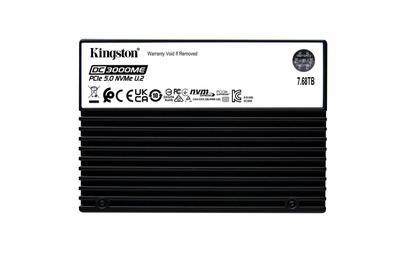 Kingston Technology 7,68TB DC3000ME U.2 PCIe 5.0 NVMe TCG Opal Enterprise SSD