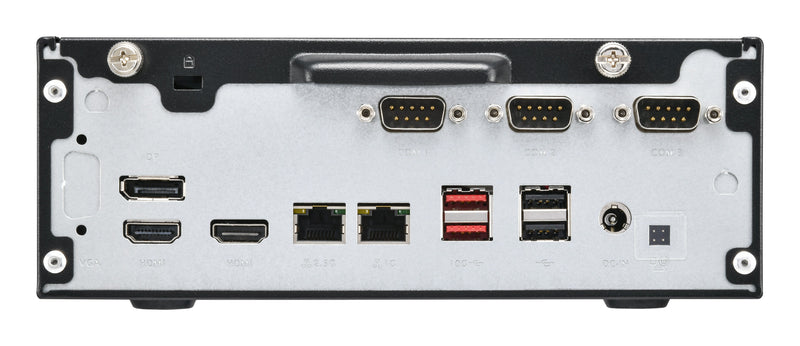 Shuttle XPC slim Barebone XH810 - S1851, Intel H810, 1xDP, 2xHDMI, 3x COM (RS232) , 2x Intel LAN,2x2.5", 8x USB, 3x M.2, 24/7 Dauerbetrieb
