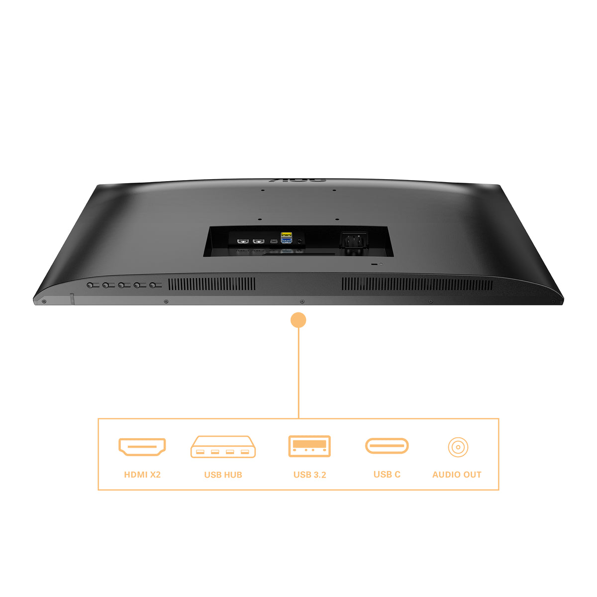 AOC B3 U27B3CF Computerbildschirm 68,6 cm (27") 3840 x 2160 Pixel 4K Ultra HD LCD Schwarz