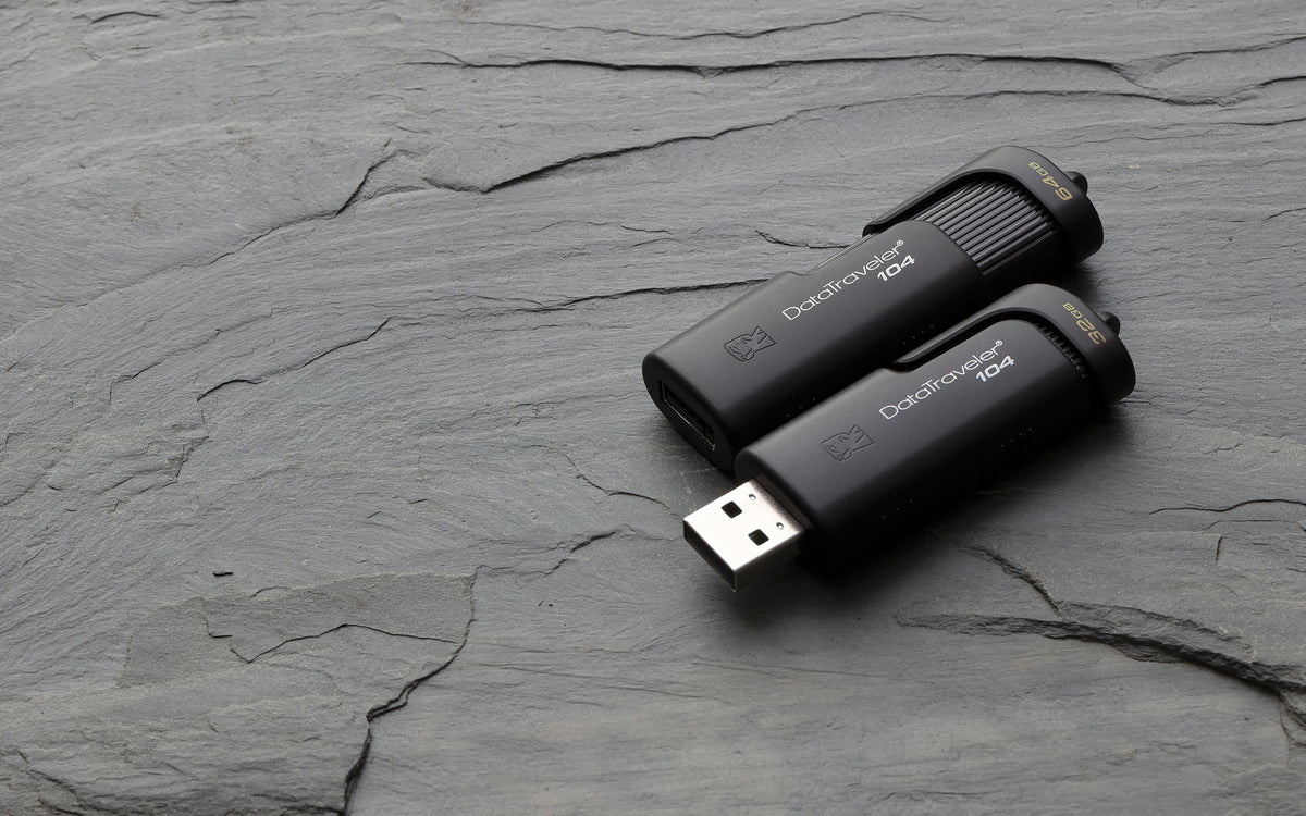 Kingston Technology DataTraveler 104 USB-Stick 32 GB USB Typ-A 2.0 Schwarz
